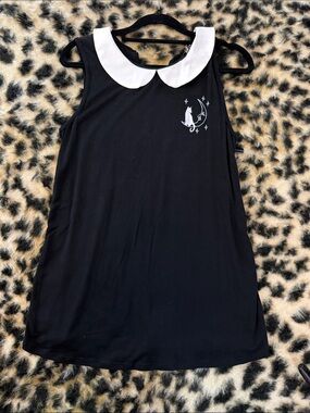 NWT Midnight Hour Black Collared Tank with White Accent 
936 EGW2